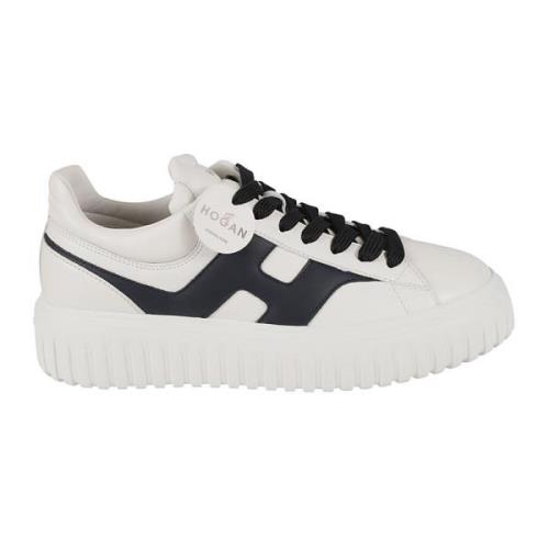 Hvite Sneakers med H-Stripes