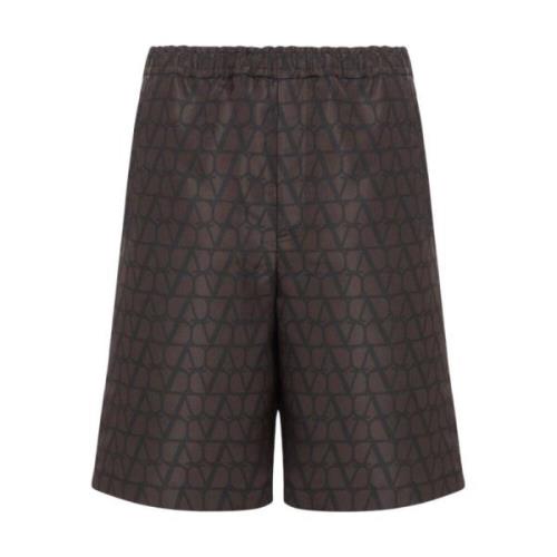 Silke Monogram Shorts Brun Ss22