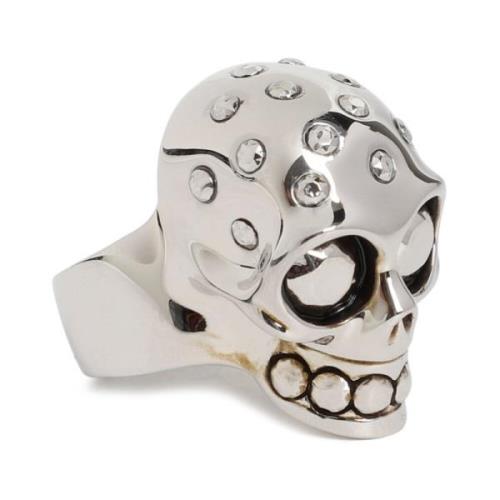 Metallic Skull Ring