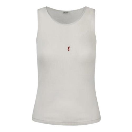 Cassandre Ribbestrikket Ull Tank Top