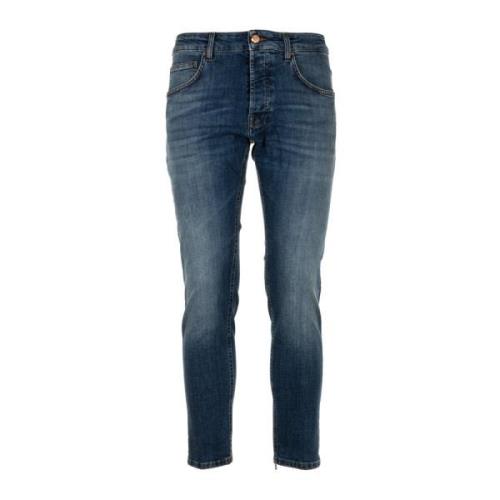 Slim-Fit Denim Jeans for Menn