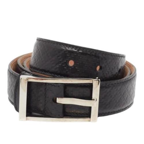 Pre-owned Leather belts