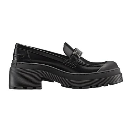 Sort Skinn Loafer Sko Ss22