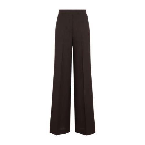 Brun Wide Leg Bukser Aw23