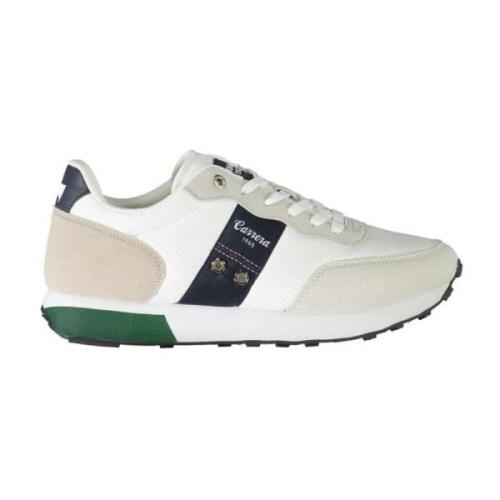 Stilig Hvit Polyester Sneaker for Menn