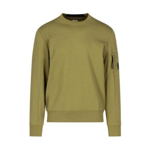 Diagonal Fleece Crew Neck Sweatshirt