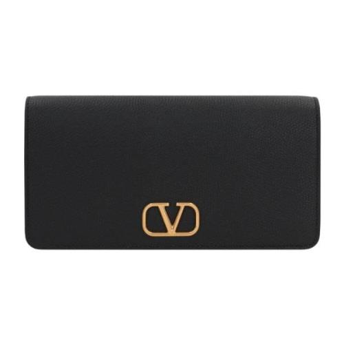 Svart Hammered Skinn Clutch