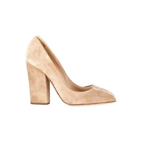 Pre-owned Suede heels