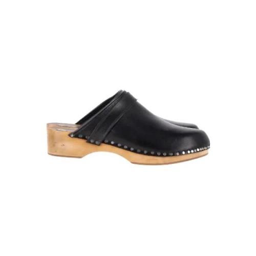 Pre-owned Svart skinn Isabel Marant Flats