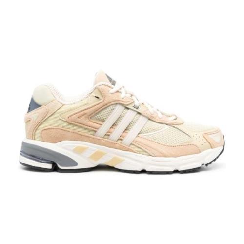 Beige Hvit Klassiske Sneakers