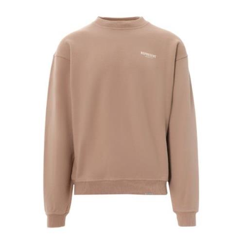 Brun Bomull Crew-neck Sweatshirt Aw23