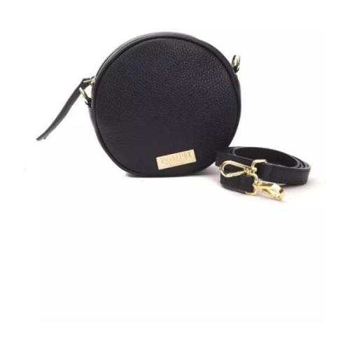 Grått Skinn Crossbody Veske Elegant Design