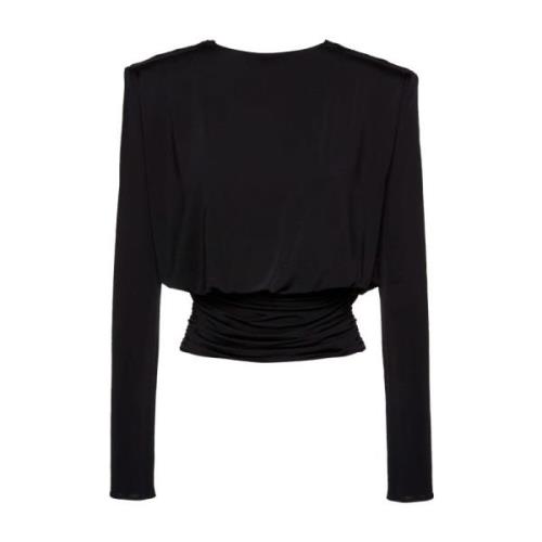 Elegant Drapert Jerseybluse