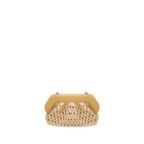 Naturlig Straw Clutch Bag