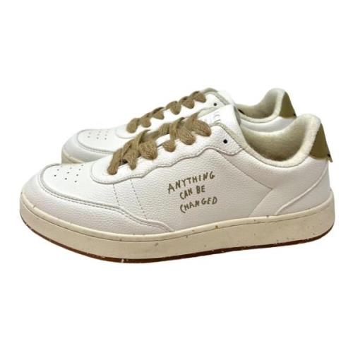 Kaffe Hvit Sneaker Evergreen