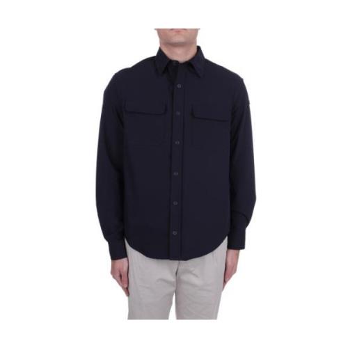 Nylon Stretch Overshirt med Lommer