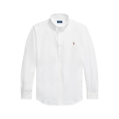 Hvit Casual Button-Down Skjorte