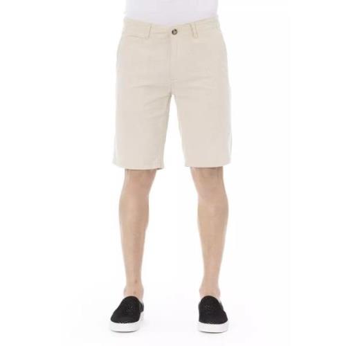 Trendy Beige Bomullsshorts