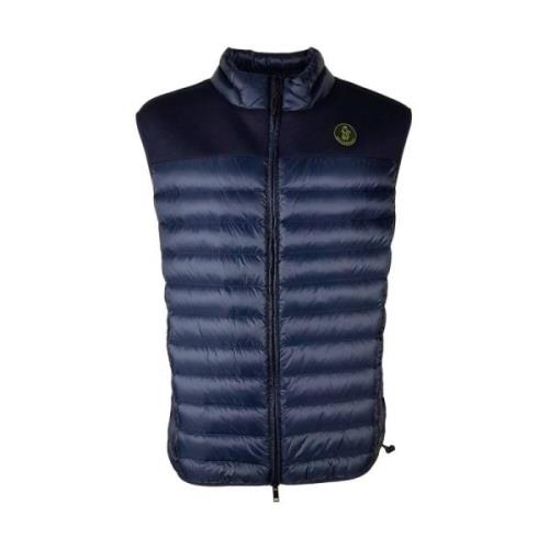 Mørkeblå Nylon Puffer Vest