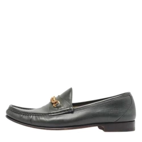 Pre-owned Leather flats