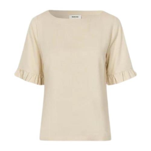 Ruffle Sleeve Top - Summer Sand