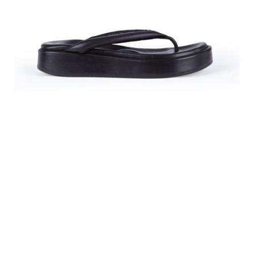 Geisha Svart Flat Sandal