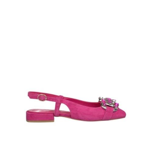 Spenne Rhinestone Flat Sko