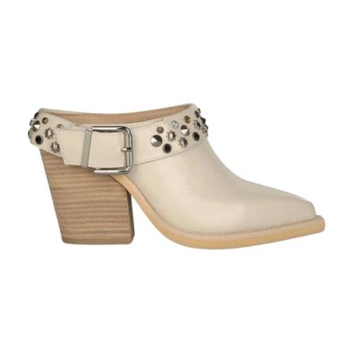 Studded Heeled Clogs