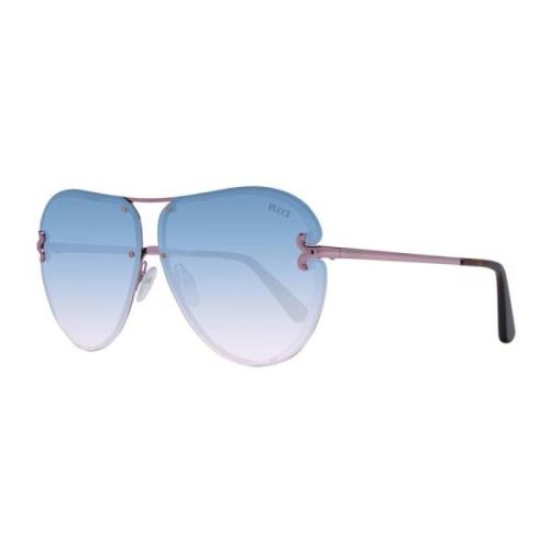 Rose Aviator Solbriller Blå Gradient Linser