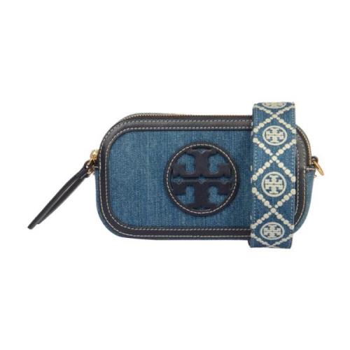 Denim Mini Crossbody Veske