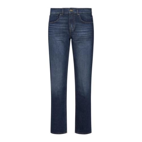 Blå Straight Upgrade Jeans