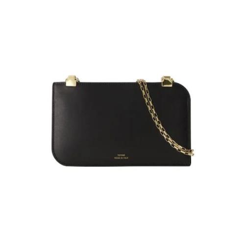 Svart skinn Toteme Clutch