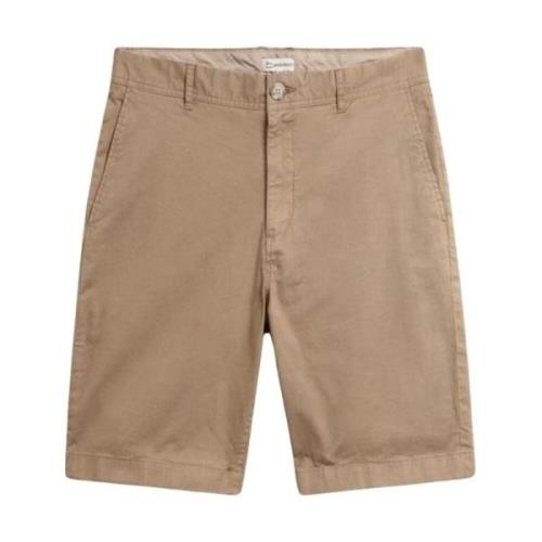 Bomull Bermuda Shorts med Lommer