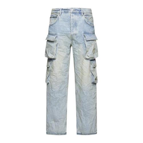 Slitt Denim Wide Leg Jeans