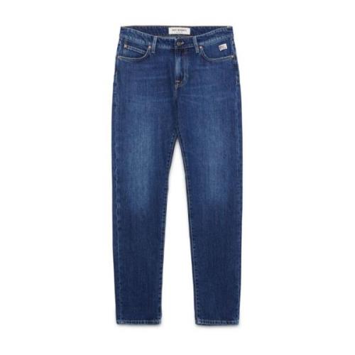 Slim-Fit Stone Washed Denim Jeans