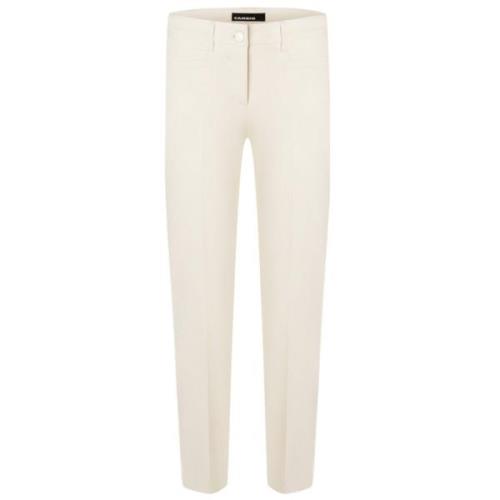 Ivory Straight Leg Pant with Belt