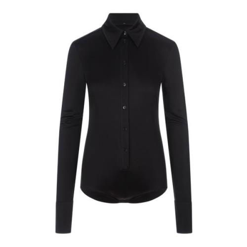 Svart Slim Fit Skjorte