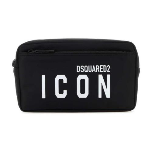 Svart Nylon Be Icon Beauty Case