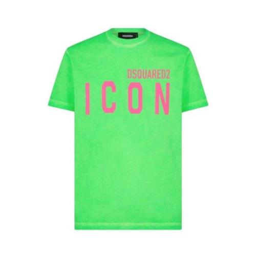 Ikon Logo T-skjorte Rosa