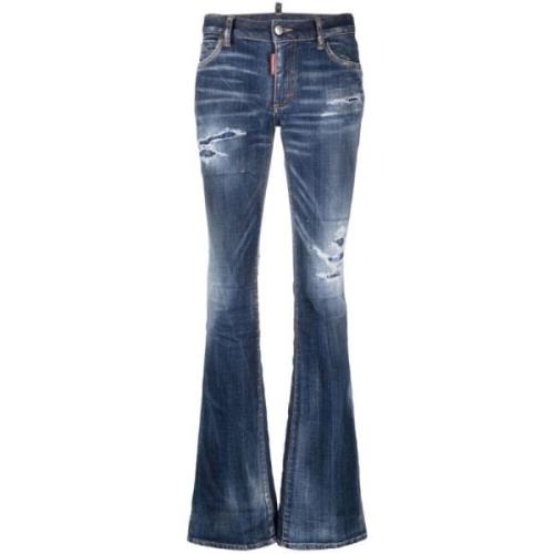 Utvidede Slitte Jeans