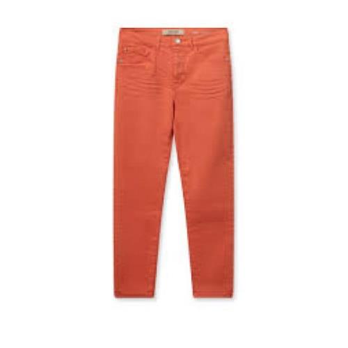 Oransje Ankel Jeans med Slim Fit