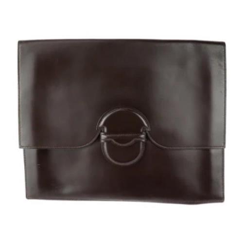 Pre-owned Leather clutches