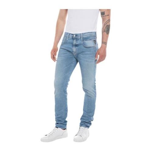 Lys Blå Slim Fit Jeans