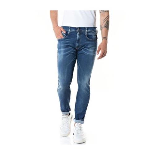 Mid Blue Slim Fit Jeans