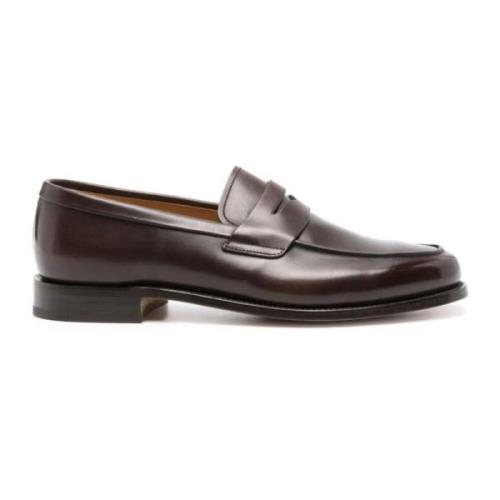 Mørkebrune Penny Loafers