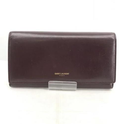 Pre-owned Leather wallets