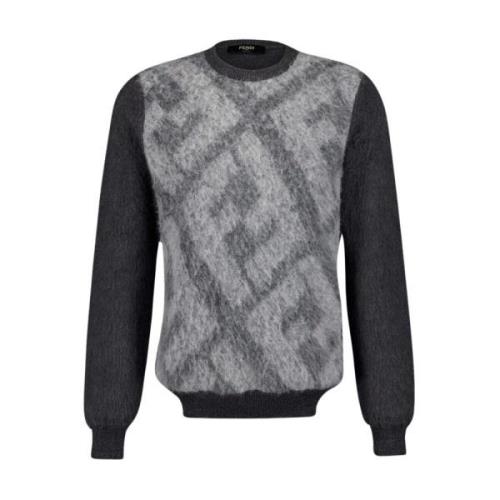 Luksuriøs Alpakka Pullover med FF Motif