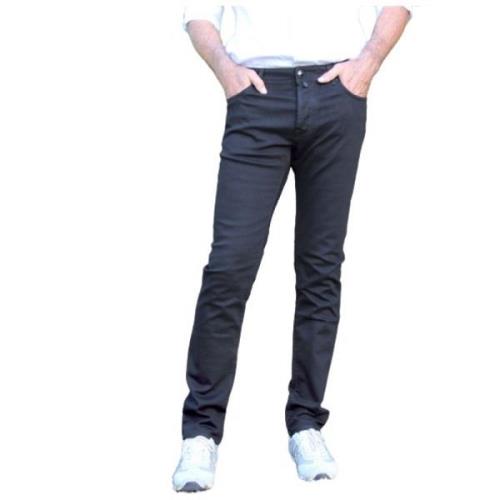 Slim Fit Jeans i Bomullsblanding