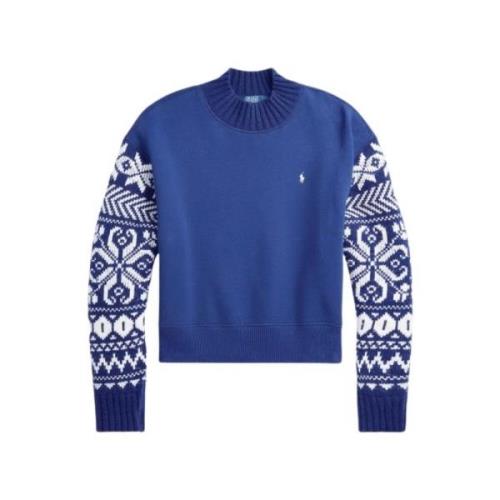 Midnight Royal Trykt Sweatshirt