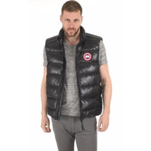 Svart Crofton Puffer Vest